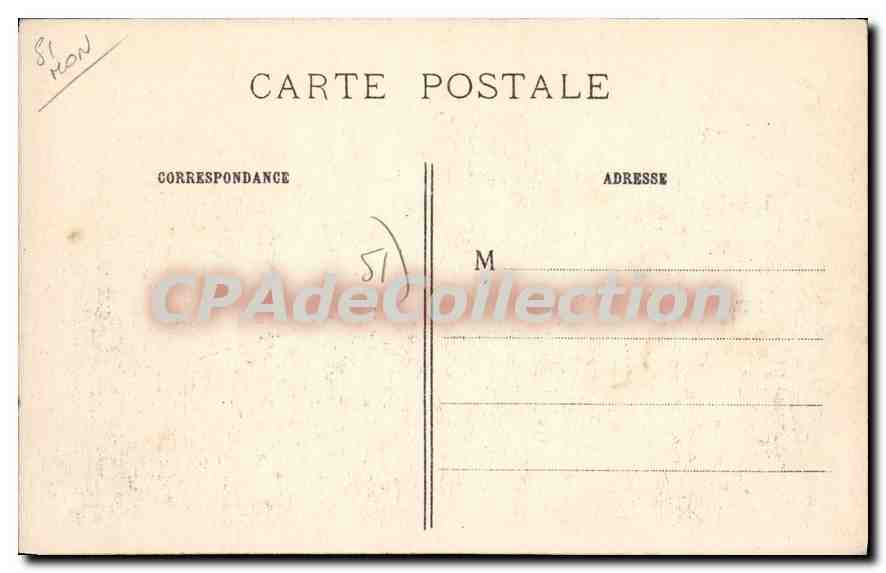 CPA Jonchery Sur Suippes Ruines Du Village — Back