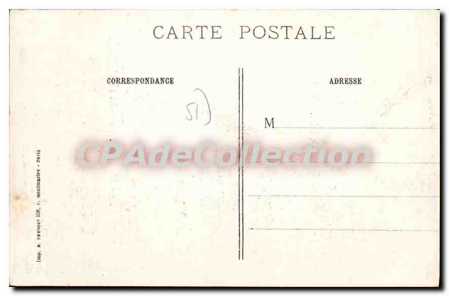 CPA Betheny Apres Le Passage Des Allemands — Back