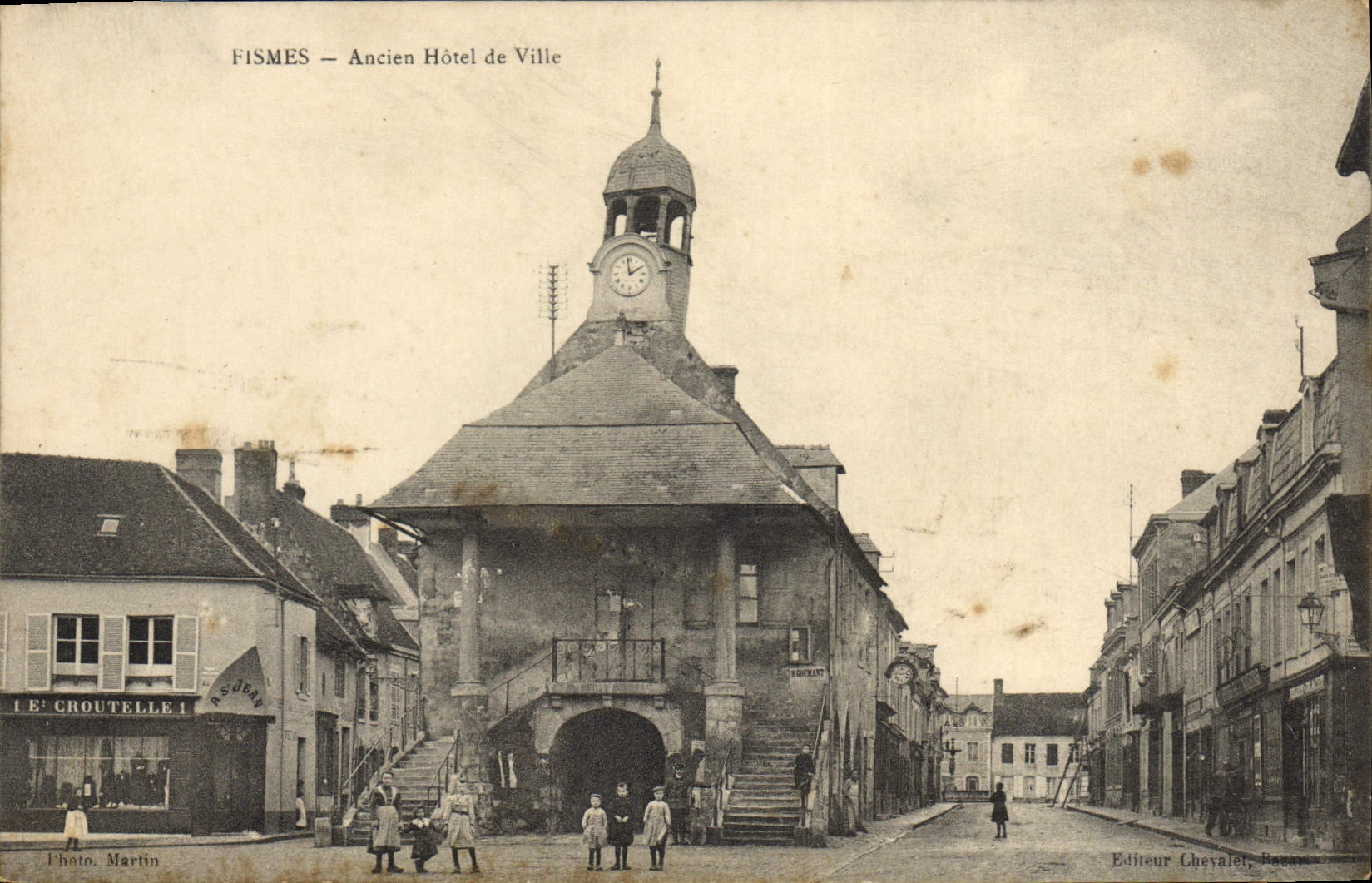 CPA Fismes Ancien Hotel De Ville