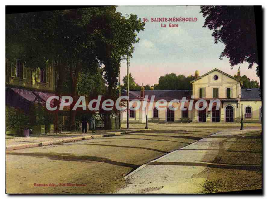 Sainte-Ménéhould — La Gare — Borman édit. Sté-Ménéhould
