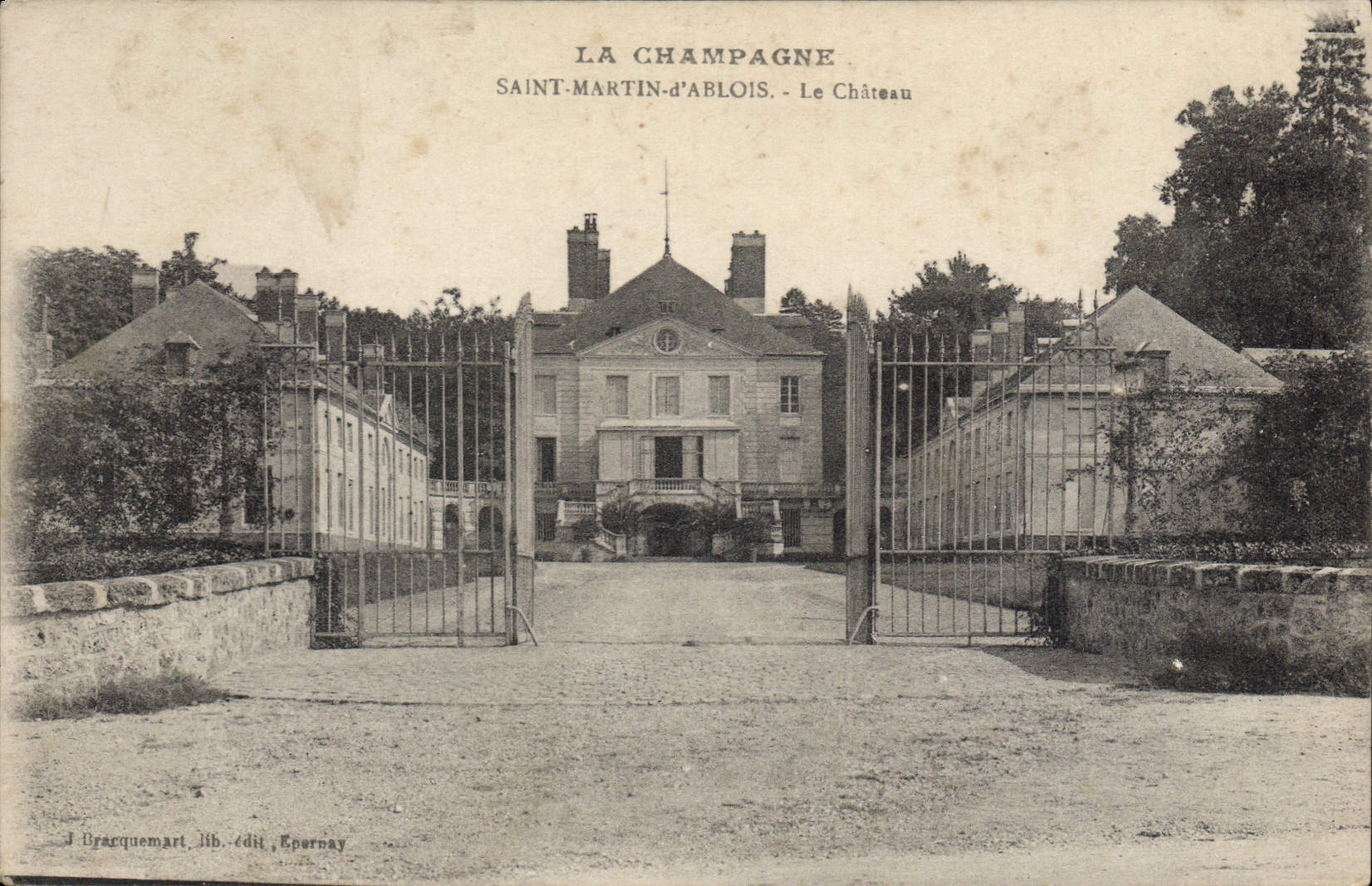 CPA Sainte martin D'Ablois Le Chateau