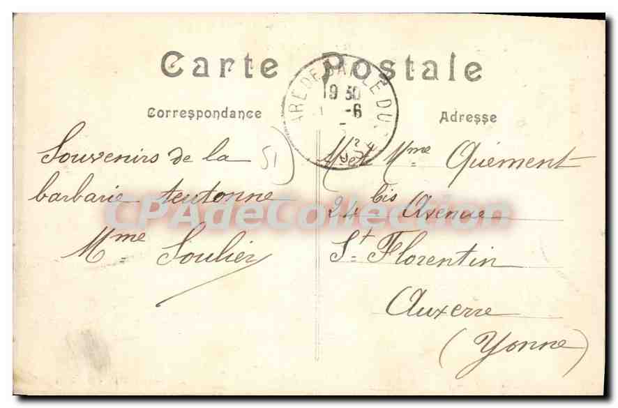 Villers-au-Vent — L'Église — Bataille de la Marne (6 au 12 septembre 1914) — A. Hurellet, photographie — Back