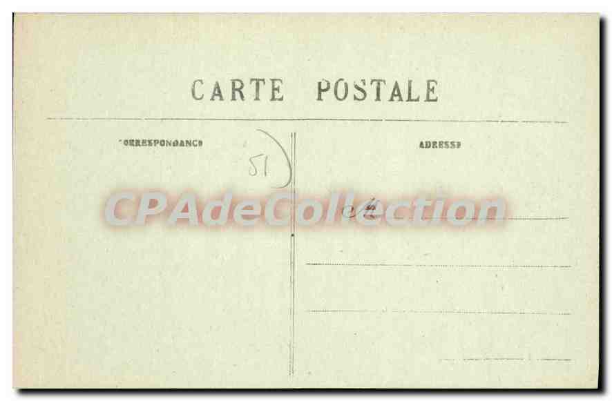 Le Château de Montmort et ses Fossés — Les Environs d'Épernay — Phot. Ém. Choque, Imp.-Édit. Épernay — Rückseite