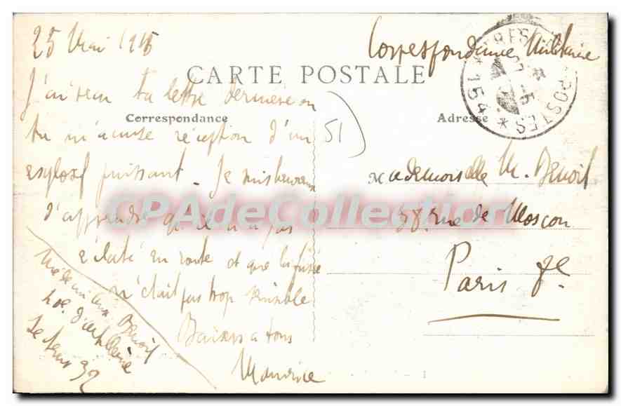 Sainte-Menehould — Bords de l'Aisne — Collection Haut, 13 Rue Château — Rückseite