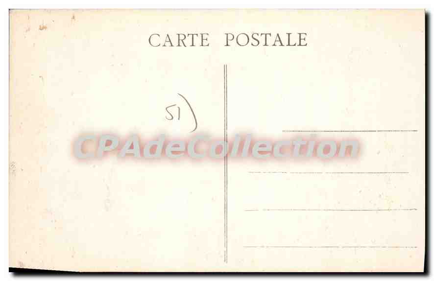 Le Refuge des Cheminots de St-MARTIN-d'ABLOIS (Marne) — Salon de Lecture — Poiret, phot., Épernay — Verso