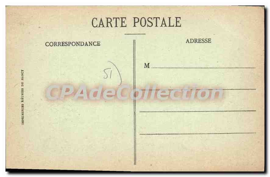 CPA La Champagne Avize Vue Generale Et La Plaine — Back