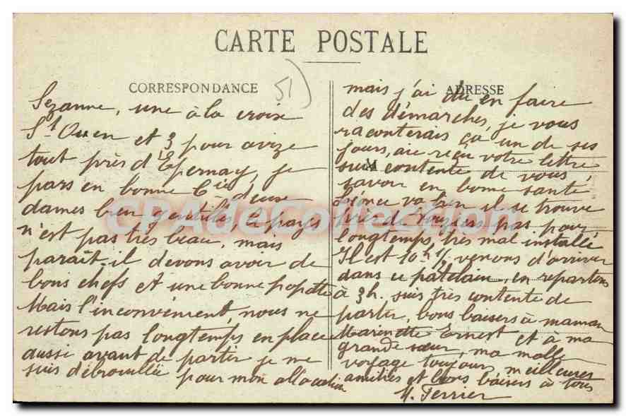 CPA 99 Moutons Et Un Champenois Font 100 bêtes — Verso