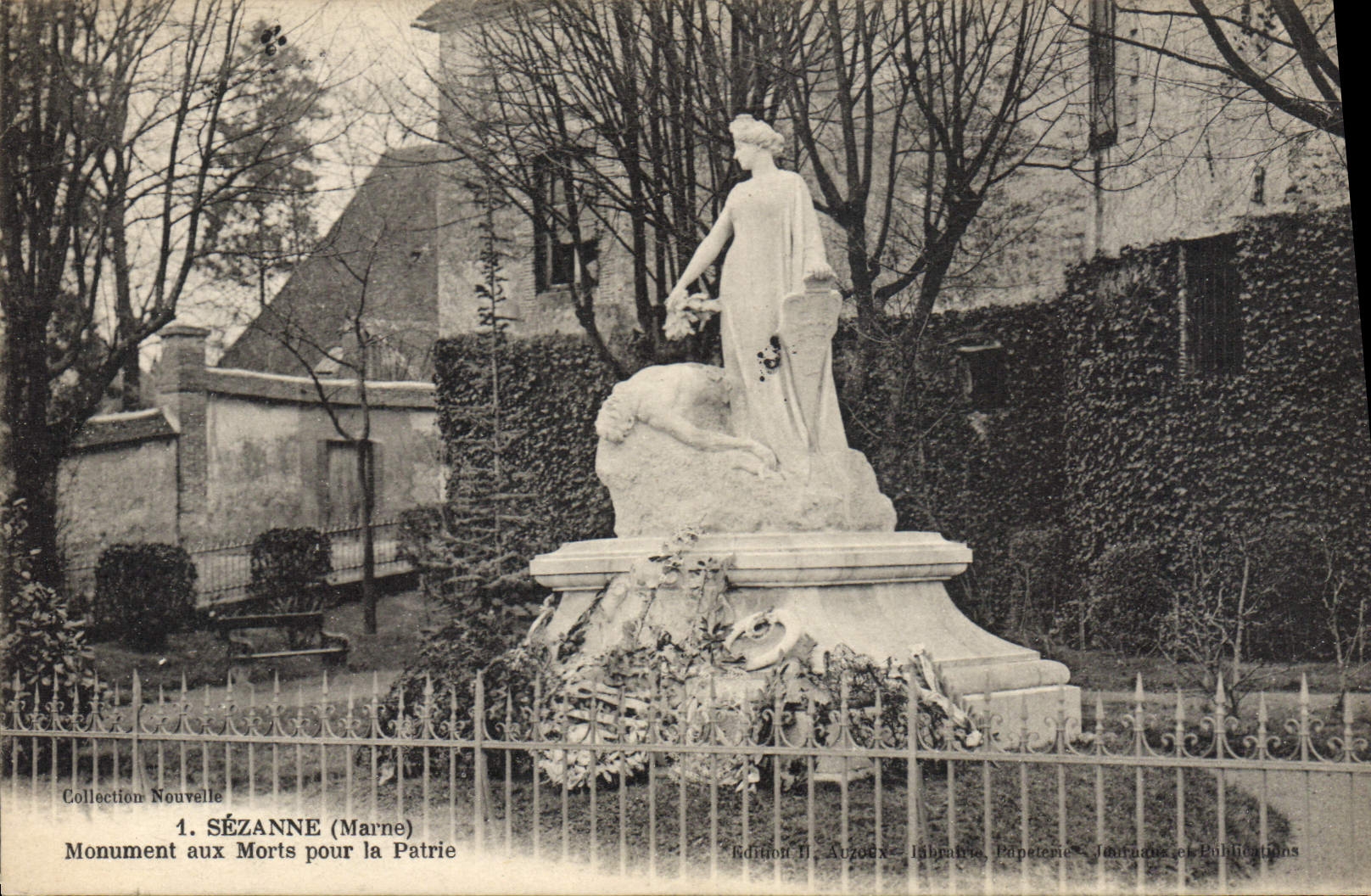 Sézanne (Marne) — Monument aux Morts pour la Patrie — Collection Nouvelle, n°1