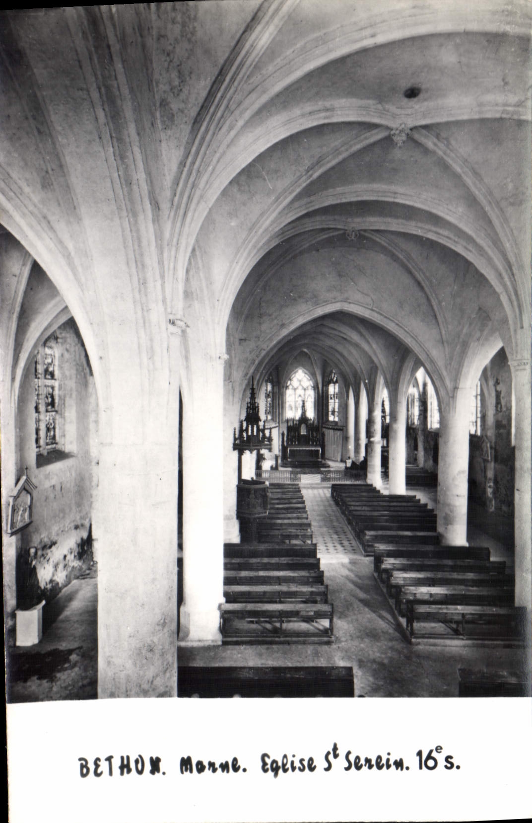 CPA Bethon Marne Eglise St Serein