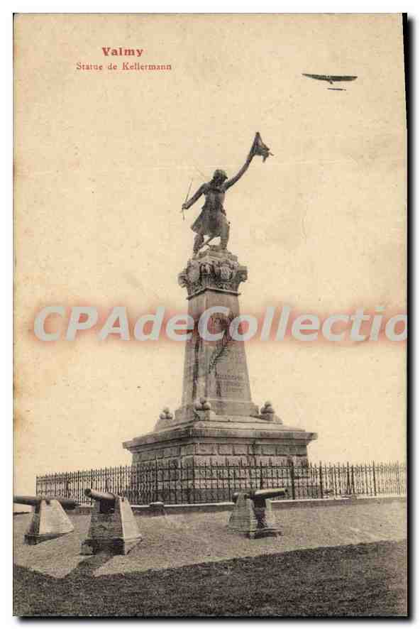 CPA Valmy Statue De Kellermann