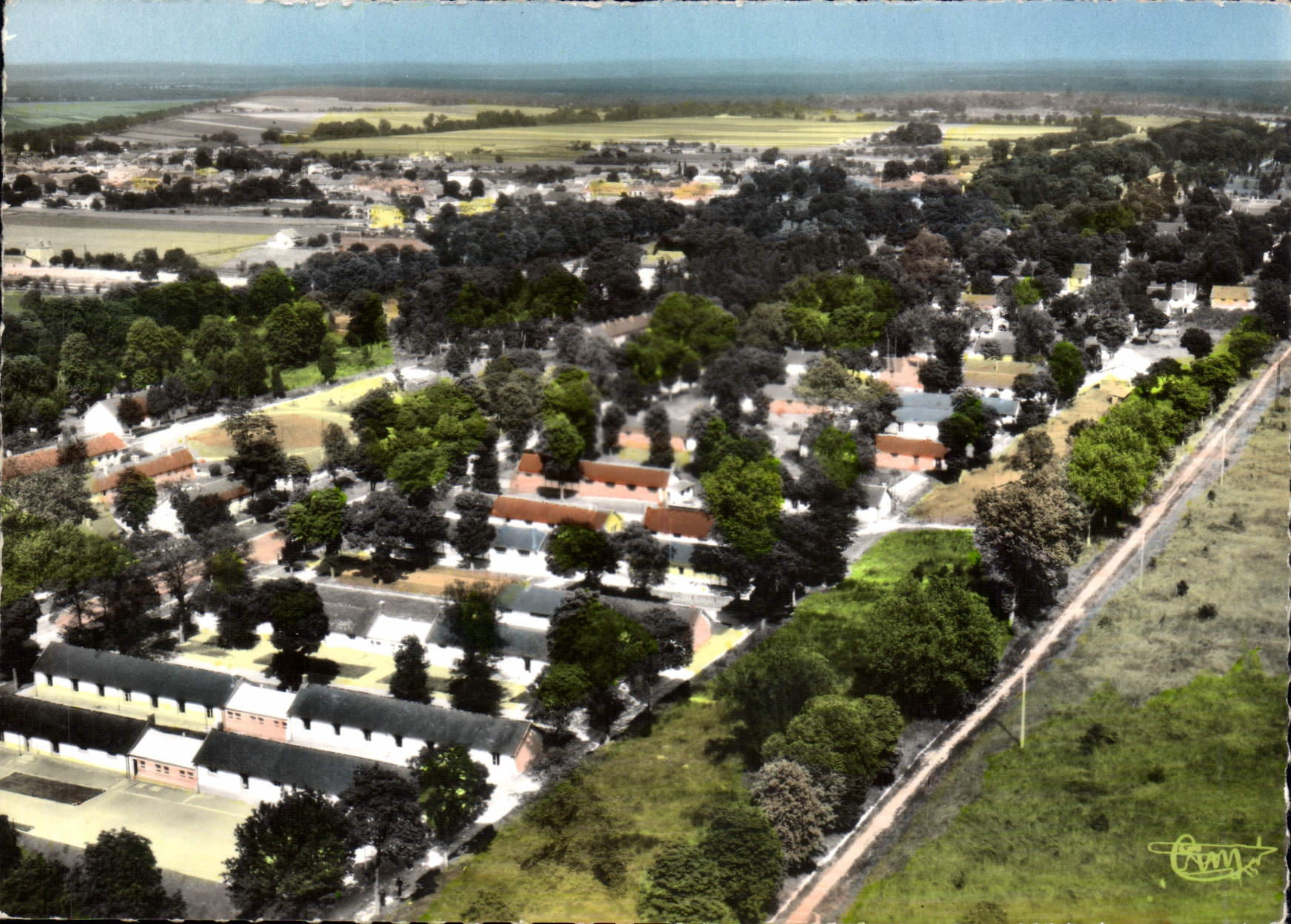 Mourmelon-le-Grand (Marne) — Vue générale, Quartier Jemmapes — Combier