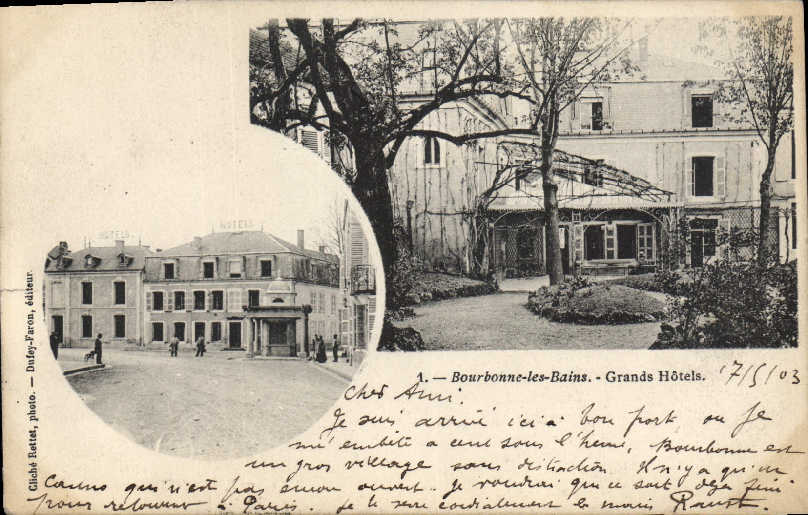 CPA BOURBONNE Les Bains Grands Hotels