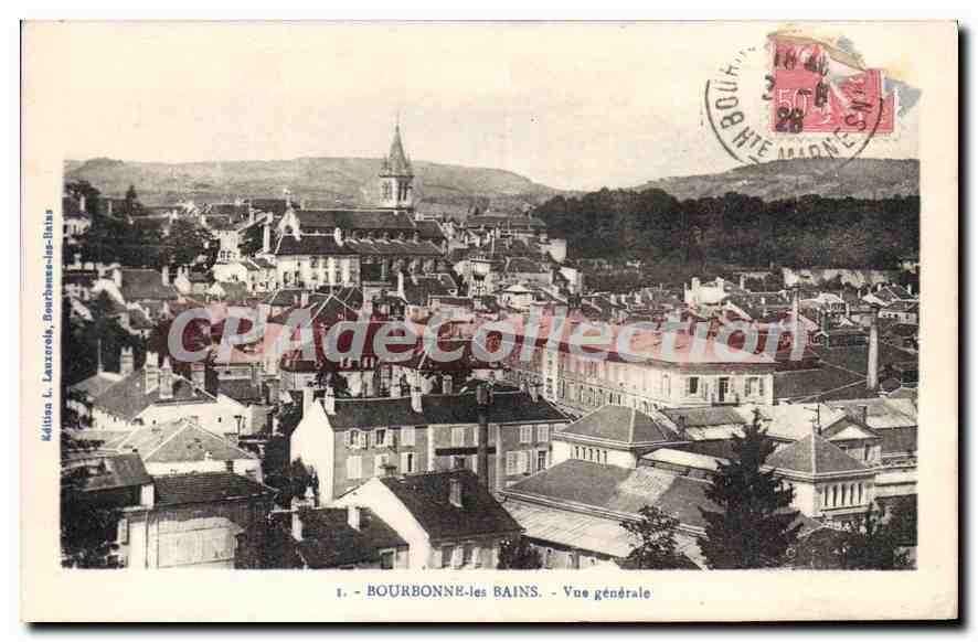 CPA BOURBONNE Les Bains Vue Generale