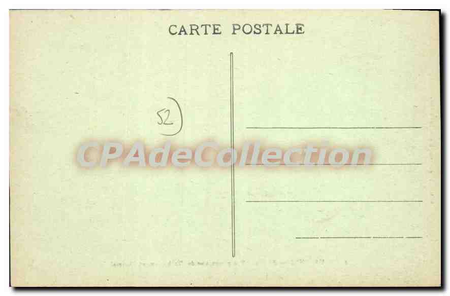 CPA BOURBONNE Les Bains Vue Perspective De I'Etablissement Thermal — Verso
