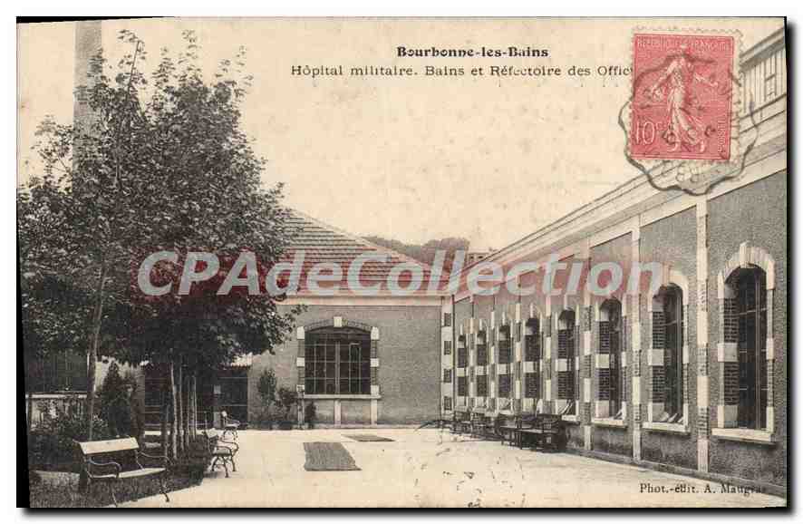 CPA BOURBONNE Les Bains Hopital Militaire Bains Et Refectoire