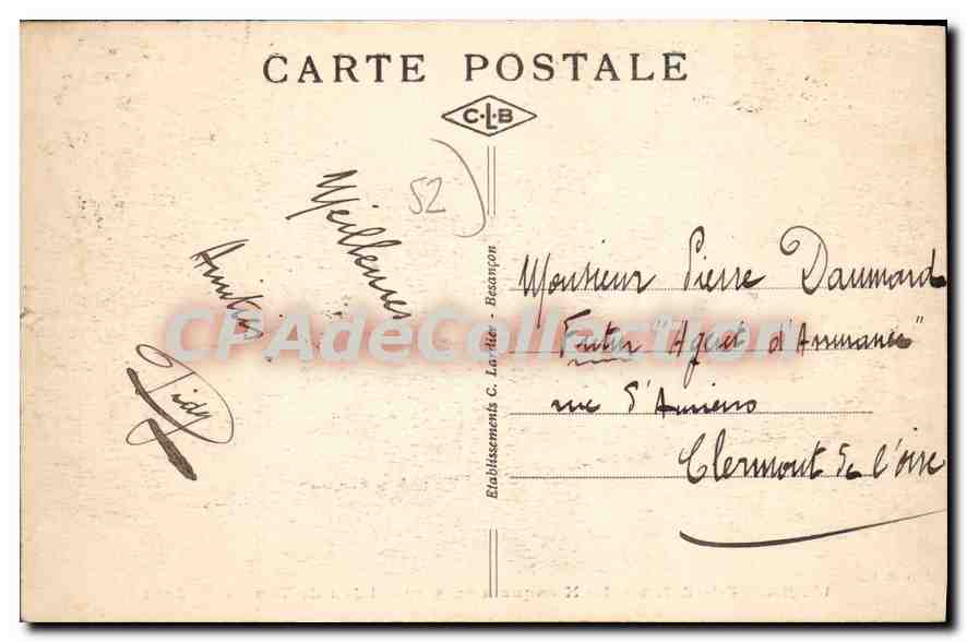 CPA Saint Dizier Le Kiosque A Musique tennis — Rückseite