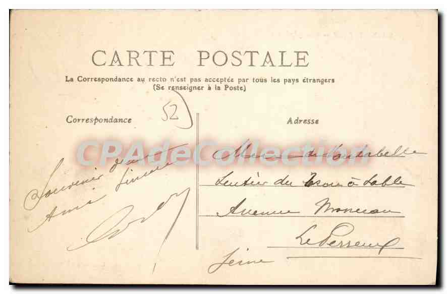 CPA Saint Dizier Vue Generale — Rückseite