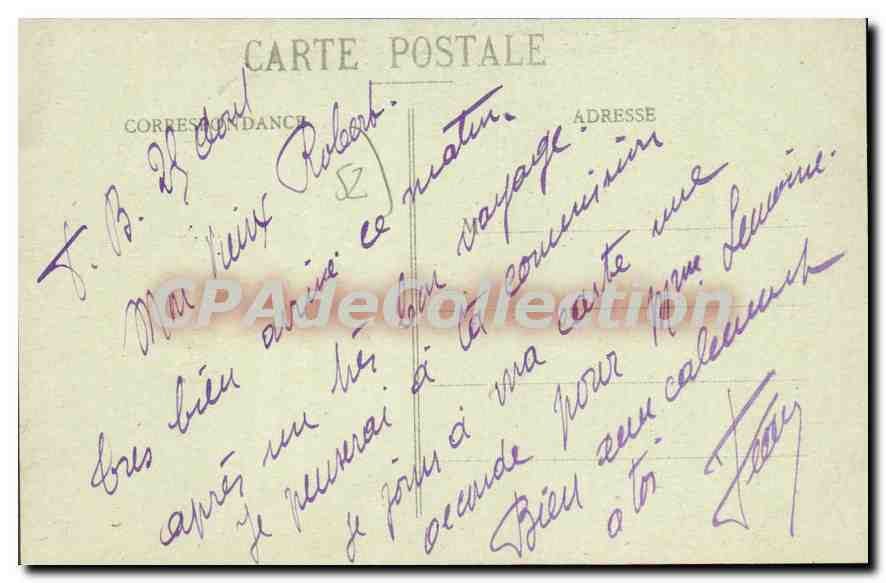 CPA Fayl Billot Grand Centre De Culture d'osier vannerie — Back