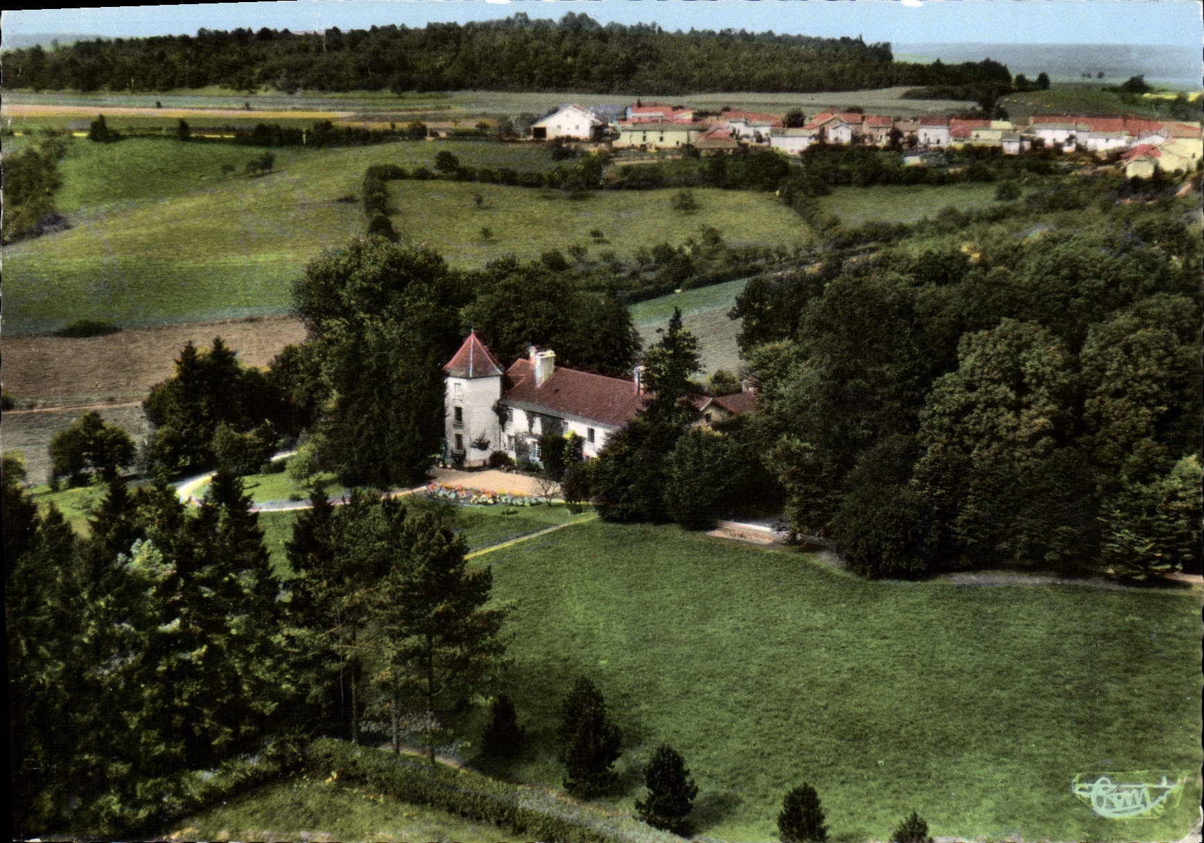 CPSM Colombey Les Deux Eglise vue générale la boisserie