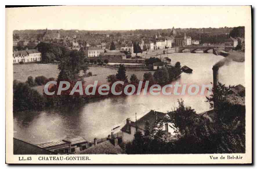 Château-Gaontier — Vue de Bel-Air — LL.43 — Éditeur : CPAdéCollection