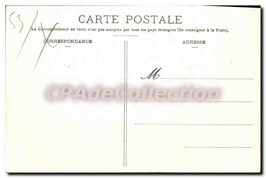 CPA Saulges Mayenne Vallee De I'Erve Le Nouveau Pont — Rückseite