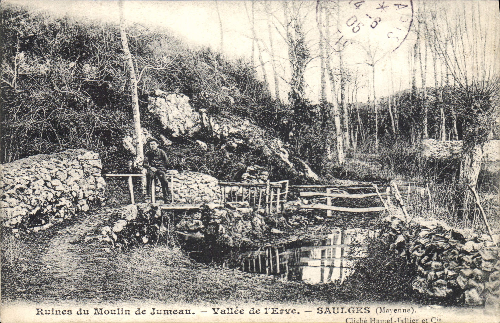 CPA Saulges Mayenne Ruines Du Moulin De Jumeau