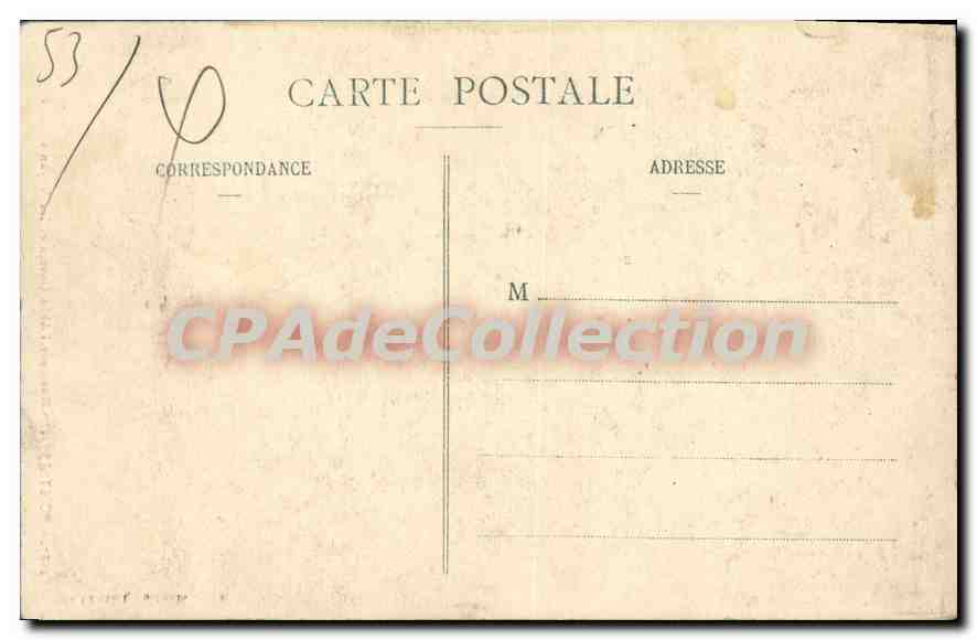 Pontmain — Vue générale et apparition de la Vierge — Éditeur : Mille & Fils, Pontmain, n° 4687 — Verso