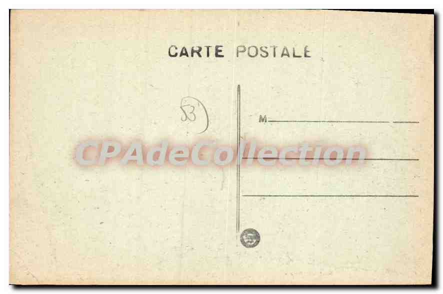 CPA Ernee Chateau De La Megaudais Facade Principale — Rückseite