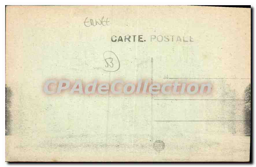 CPA Ernee Chateau De La Megaudais Facade Principale — Rückseite