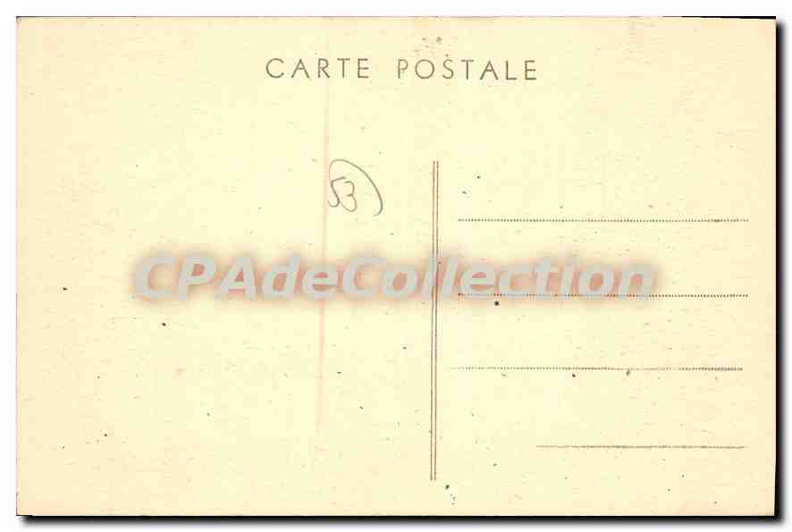 CPA Fougerolles Du Plessis Etang De Goue — Rückseite