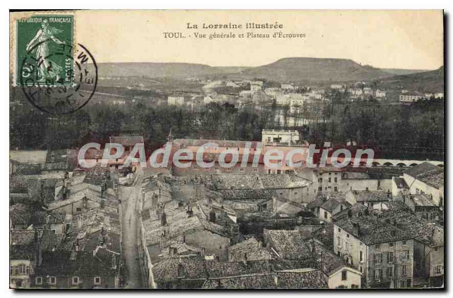 CPA TOUL Vue Generale Et Plateau D'Ecrouves