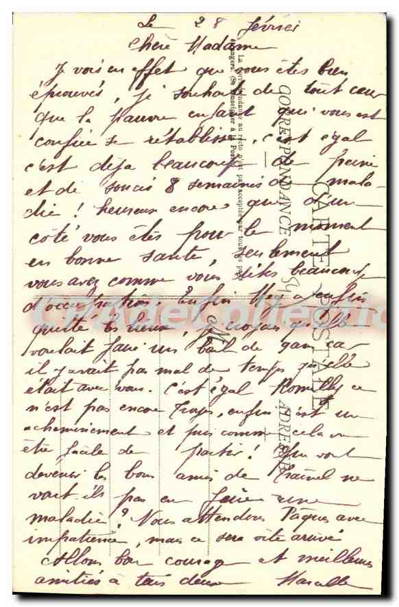 La Sorcière — Lorraine d'Autrefois — E. Bastion, lib. éditeur, 24, rue Germain-Charier, Lunéville — Verso