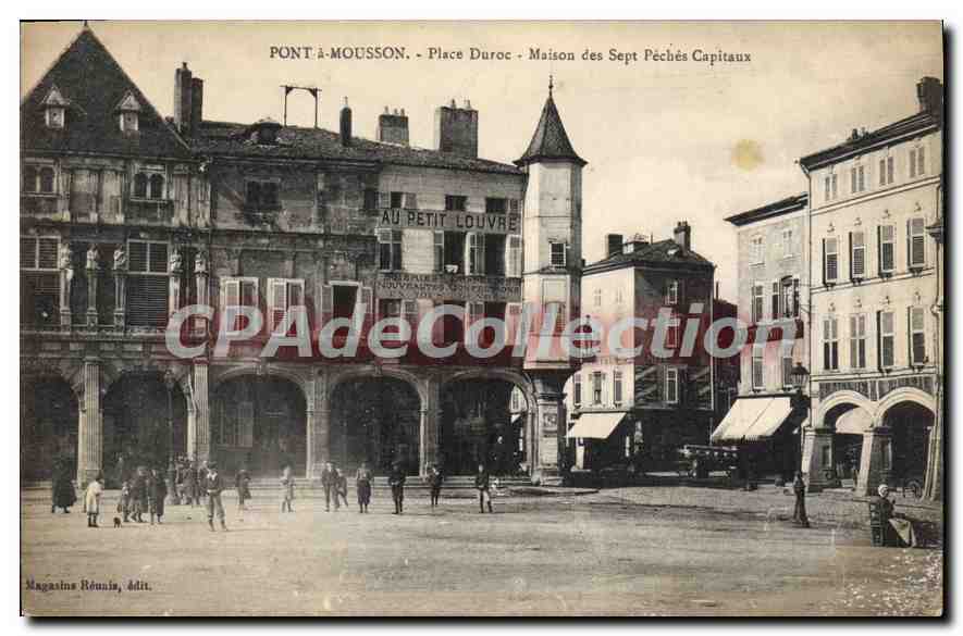 Puente de Mousson - Plaza Duroc - Casa de los Siete Pecados Capitales — Magasins Réunis, editor