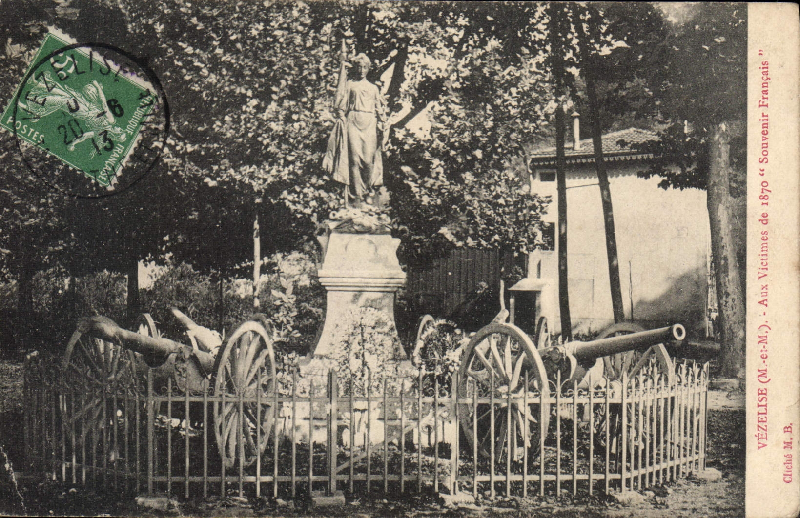 Vézelize (M.-e-M.) — Aux Victimes de 1870 — Chiché M. B.