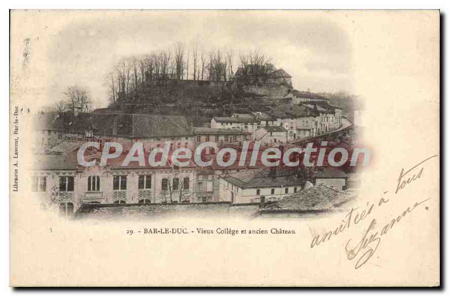 Bar-le-Duc - Vieux Collège et ancien Château — Librairie A. Laurent, Bar-le-Duc, n°29