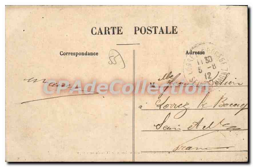 CPA Ligny En Barrois Tour Et Bords De I'Ornain — Rückseite