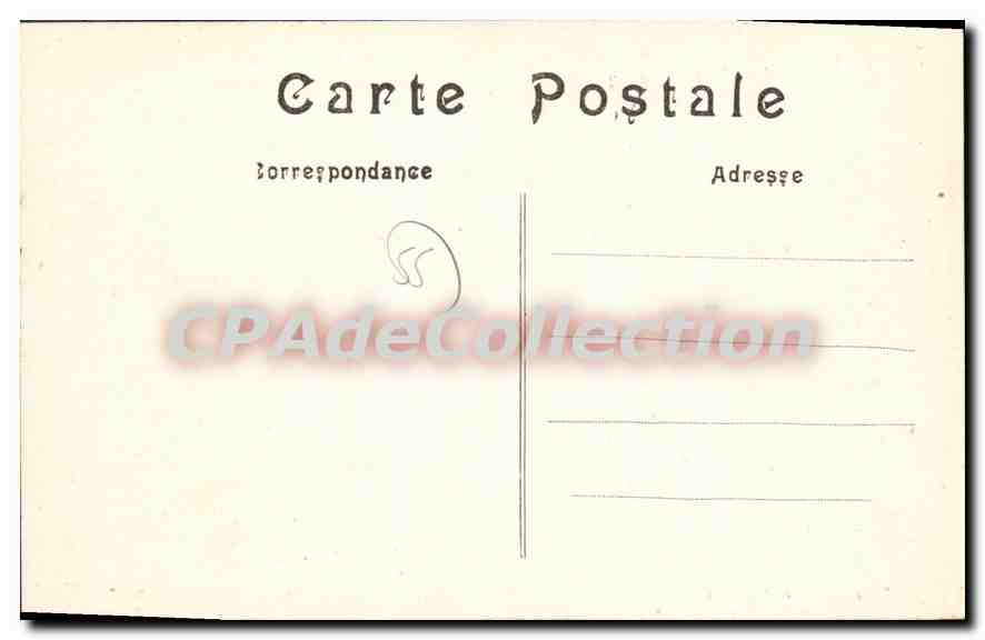 CPA Revigny La Rue De La Paix Apres Le Bombardement — Rückseite