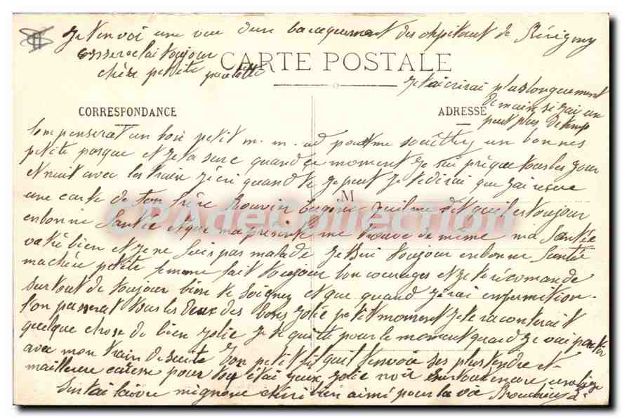 CPA Revigny Les Baraquements Vue Generale — Rückseite