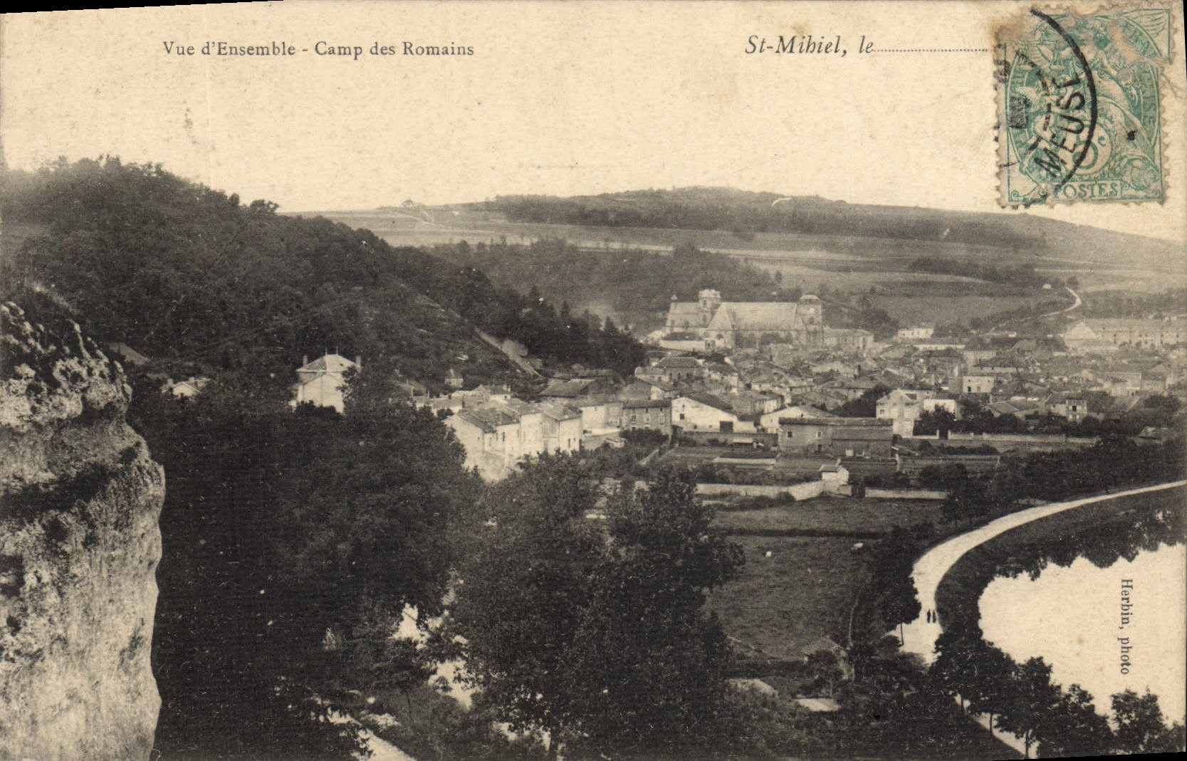 St-Mihiel, el — Vista General - Campo de los Romanos — Herphi, foto