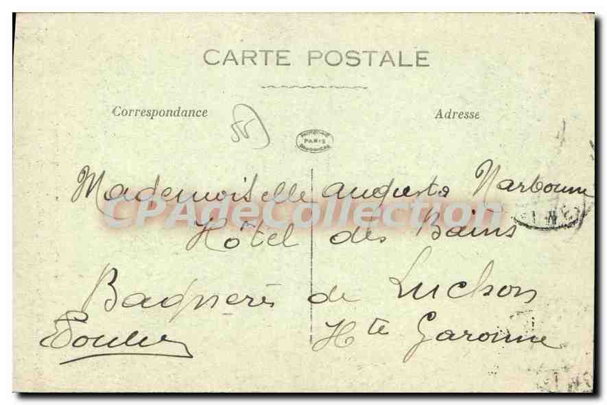 Verdun bombardé — La Porte Noire, en face la Citadelle — Éditeur anonyme, n° 2538 — Verso