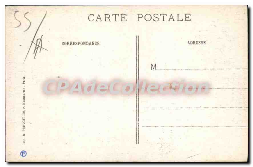 CPA Clermont En Argonne Et La Colline De Ste Anne — Rückseite