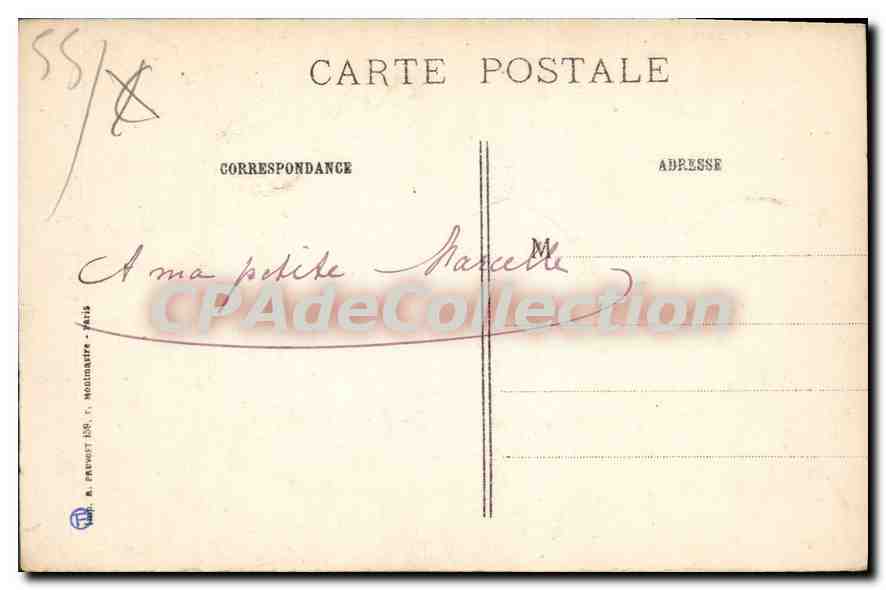 CPA Clermont En Argonne Et La Colline De Ste Anne — Rückseite