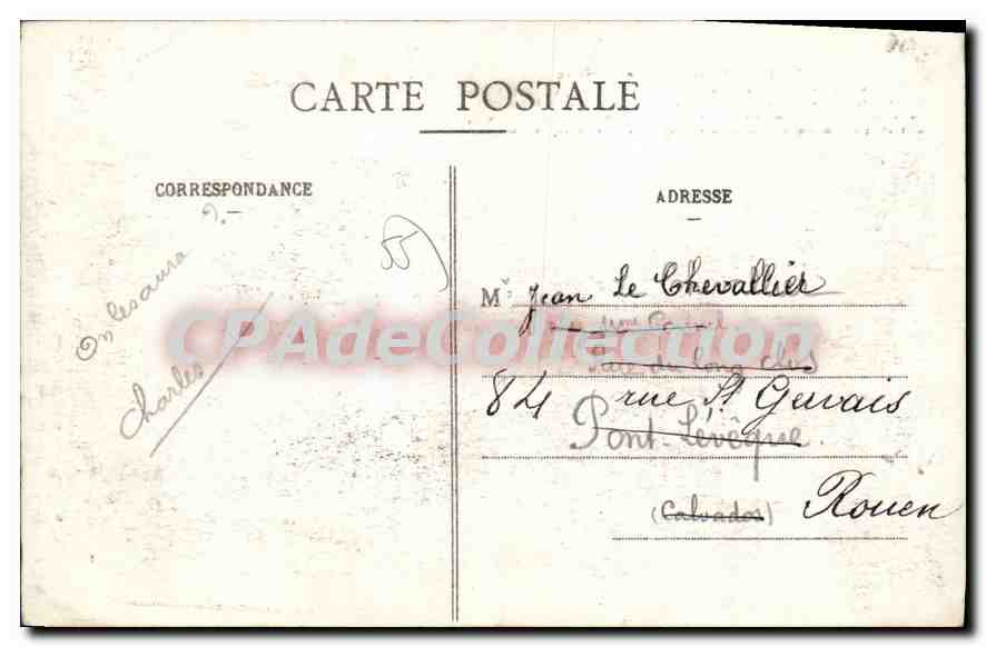 CPA Stainville Ancien Château — Rückseite