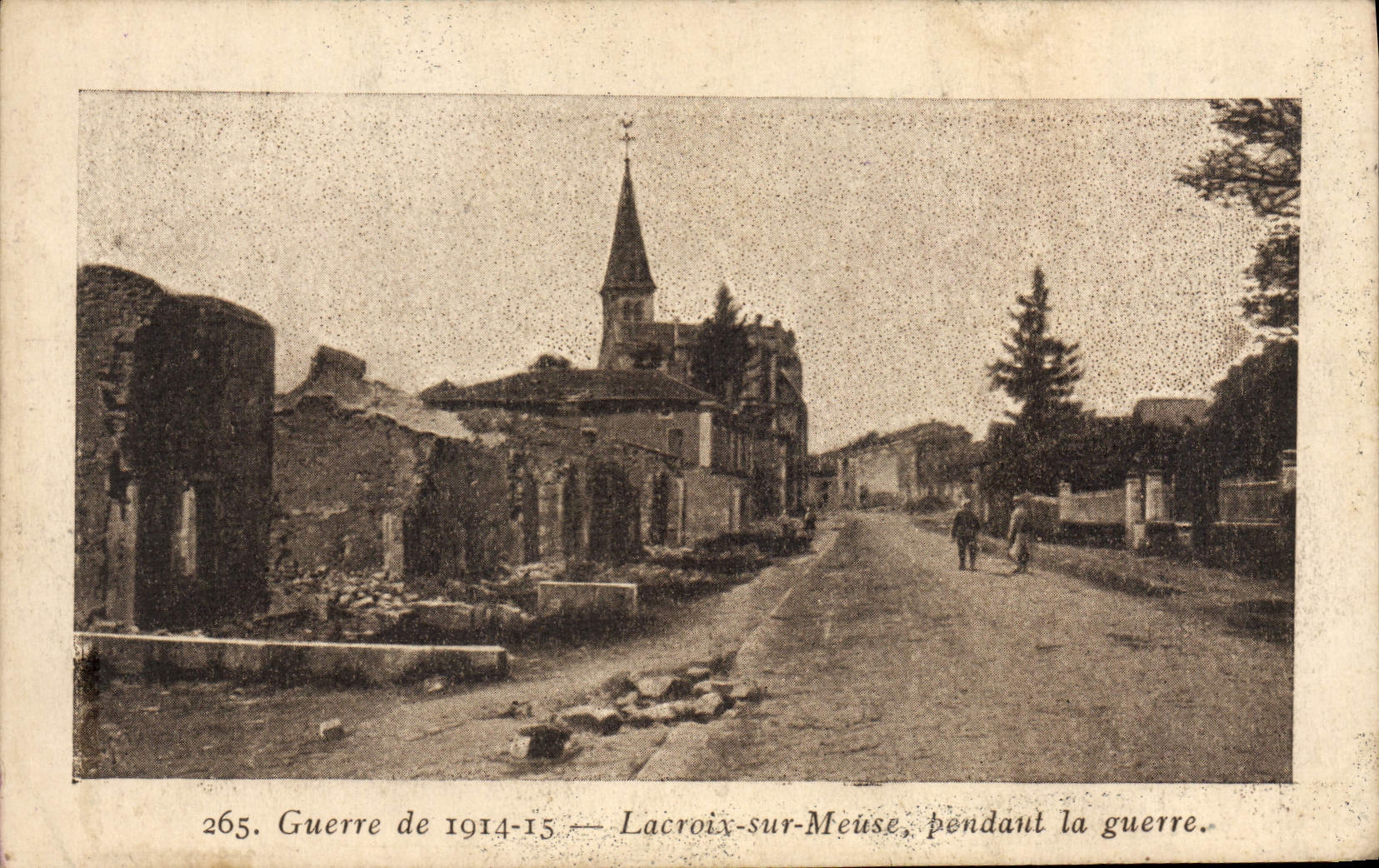 CPA Guerre De 1914-1915 Lacroix Sur Meuse
