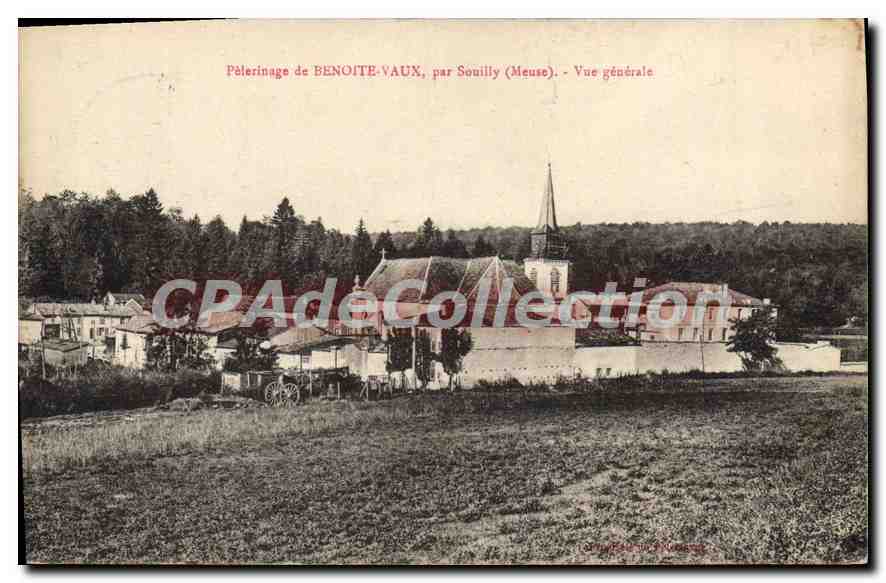 CPA Pelerinage De Benoite Vaux Par Souilly Vue Generale