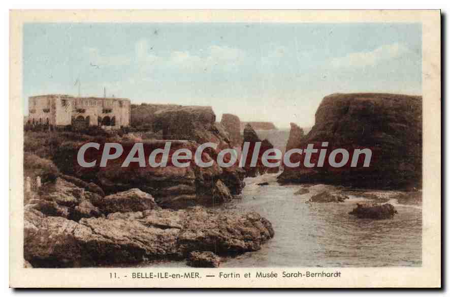 Belle-Île-en-Mer — Fuerte y Museo Sarah-Bernhardt — Colección Pertitiean