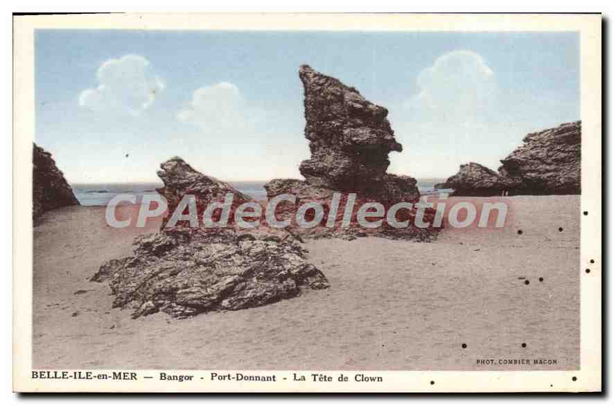 Belle-Île-en-Mer — Bangor — Port-Donnant — La Tête de Clown — Phot. Combier Macon