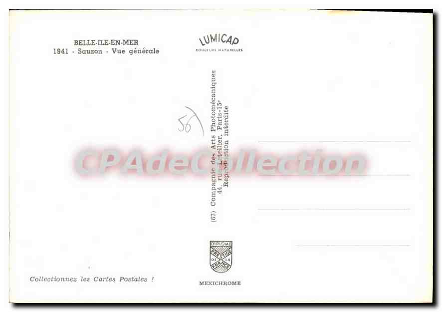 Sauzon — Vista general — LUMICAP — Reverso