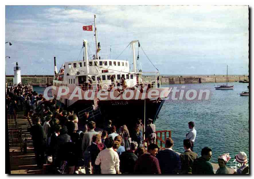 Quiberon — Embarquement pour Belle Île — Éditions d'Art JOS