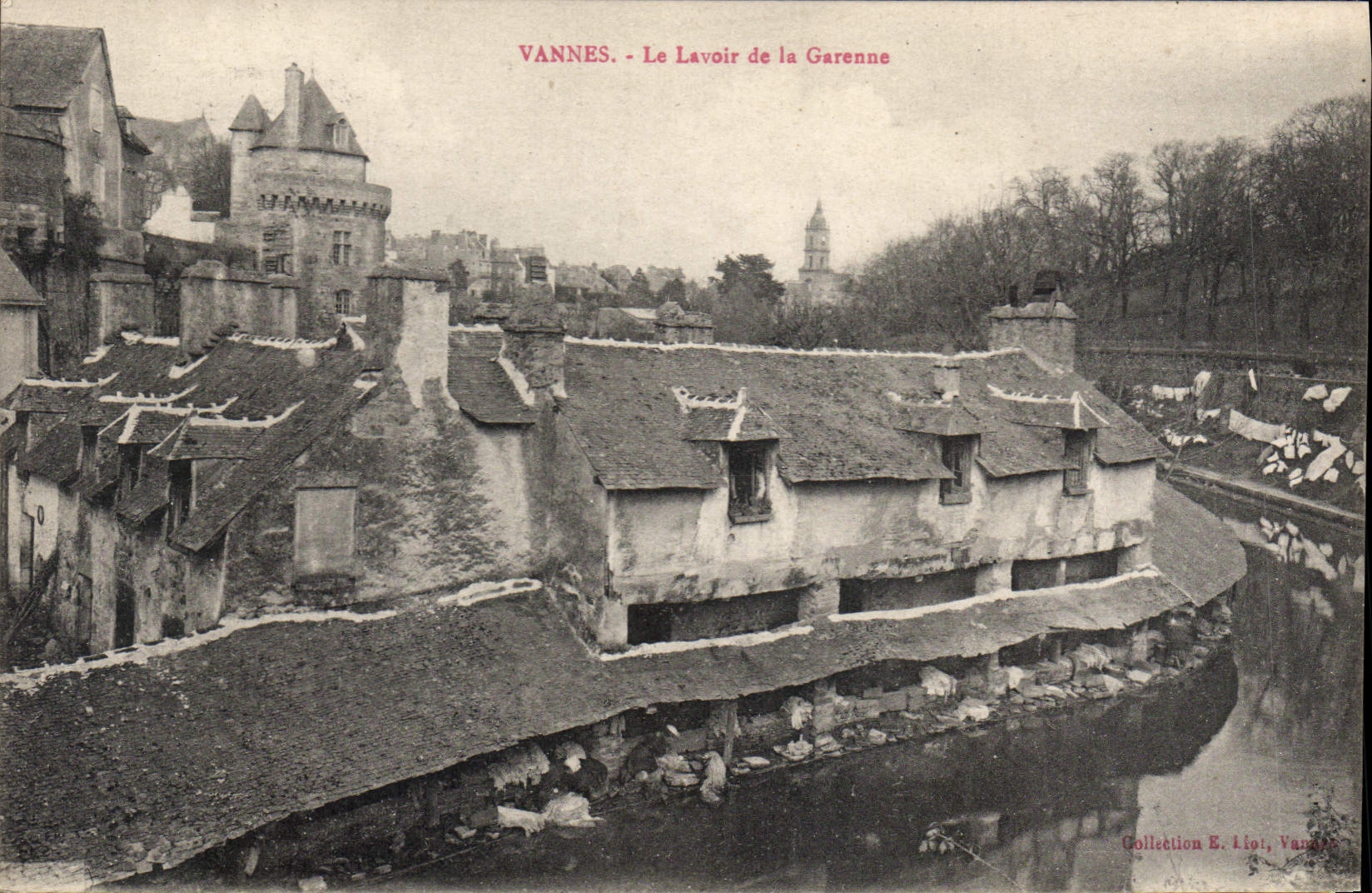 VANNES - Le Lavoir de la Garenne — Collection E. Lioi, Vannes